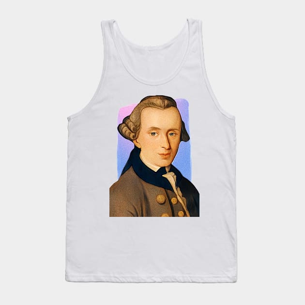 German Philosopher Immanuel Kant illustration Tank Top by Litstoy 